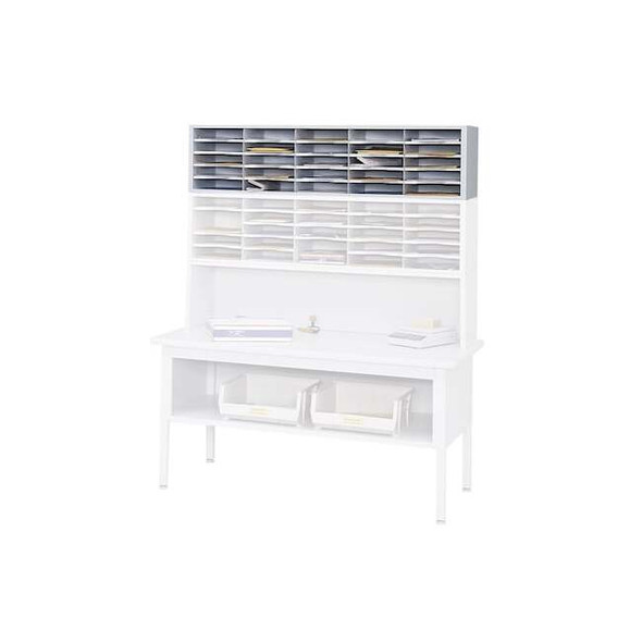 Safco Literature/Mail Organizer,14 1/4" H,Gray 7751GR