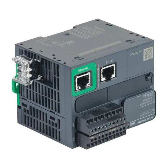 Schneider Electric Logic Controller,2A,7 Outputs,100-240VAC TM221ME16R