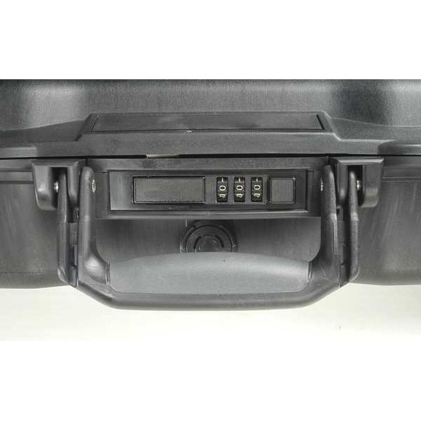 Pelican Black Protective Case, 21.6"L x 17-1/4"W x 4.87"D 1495CC#1