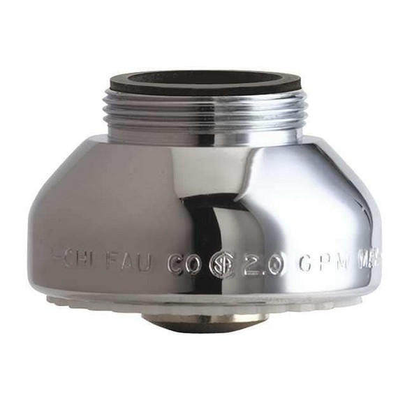 Chicago Faucet Spray Outlet,Brass,13/16 in - 27,Chrome E15JKABCP