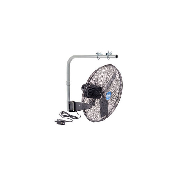 Global Industrial 24"" Outdoor Rated Industrial I Beam Fan 2 Speed 7700 CFM 3/10