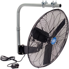 Global Industrial 30"" Outdoor Rated Industrial I Beam Fan 2 Speed 8400 CFM 3/10