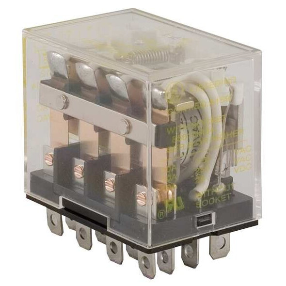 Socket, General Purpose Relay, Square, 15 A, 14, Quick Connect