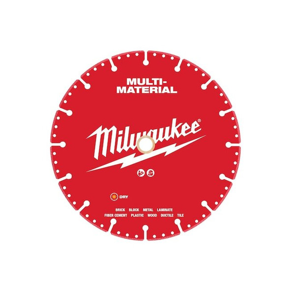 Milwaukee Tool DiamondSawBlade,Diam:9",Arbor:5/8",7/8" 49-93-9609