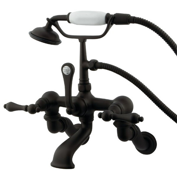 Wall-Mount Clawfoot Tub Faucet, Oil Rubbed Bronze, Tub Wall Mount