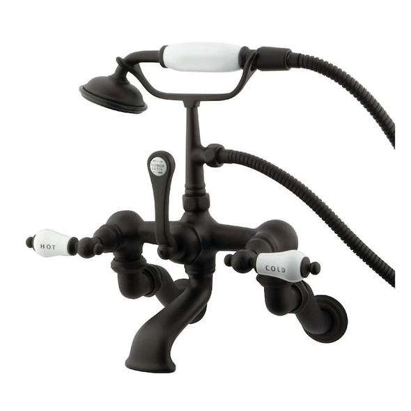 Wall-Mount Clawfoot Tub Faucet, Oil Rubbed Bronze, Tub Wall Mount