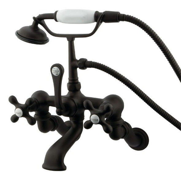 Wall-Mount Clawfoot Tub Faucet, Oil Rubbed Bronze, Tub Wall Mount