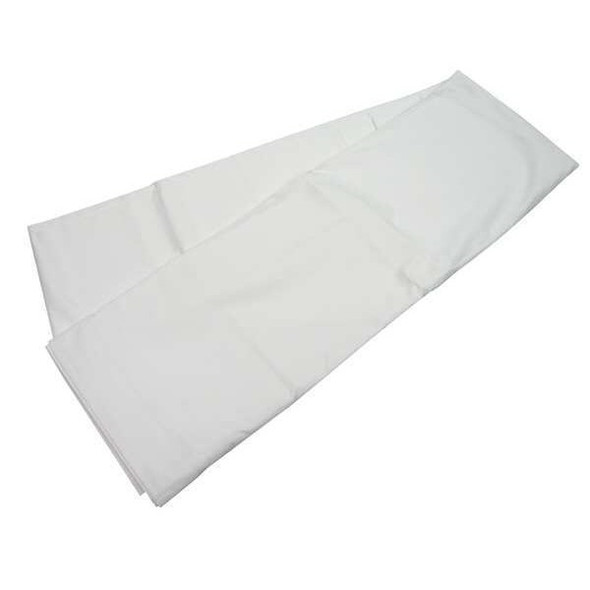 R & R Textile Flat Sheet,115 in L,White X31010