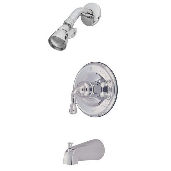 Kingston Brass KB1631 TubShower Faucet,w/Single L KB1631 Kingston Brass KB1631 TubShower Faucet,w/Single L KB1631