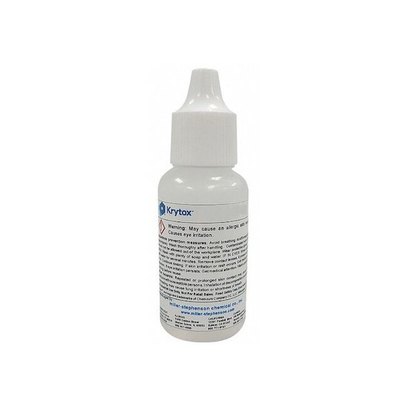 Krytox Lubricant, 0.5 oz., Dropper Bottle, PFPE, Colorless LABGPL107