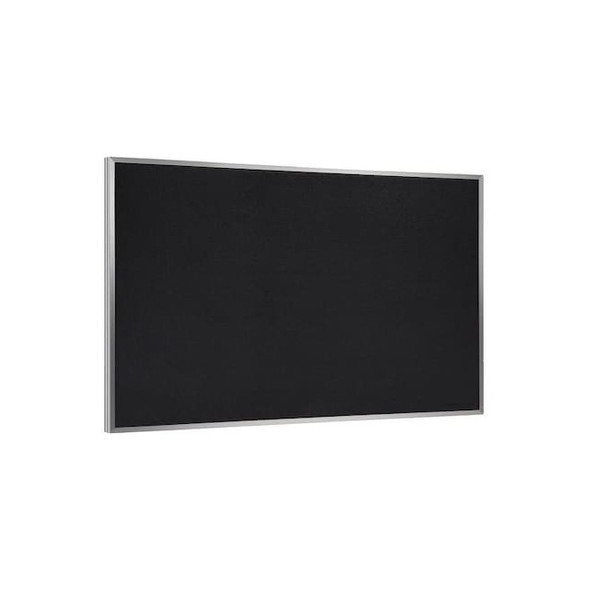Ghent Rubber Bulletin Board 48-1/2" x 60-1/2, Black ATR45-BK