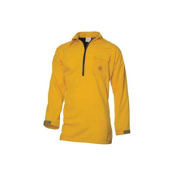 Coaxsher Wildland Fire Shirt, M, Yellow, Zipper FC106-M