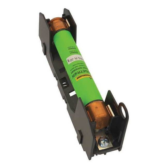 Open Fuse Block, J UL Class, 600V AC/DC Volt Rating, 1 Poles, Screw