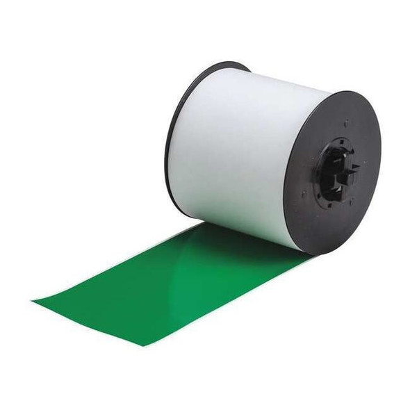 Brady Label Tape Cartridge, Green, Labels/Roll: Continuous 120864