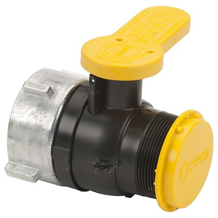 Banjo Manual 2-Way Ball Valve,Buttress,Polypro WSMT210FSAV