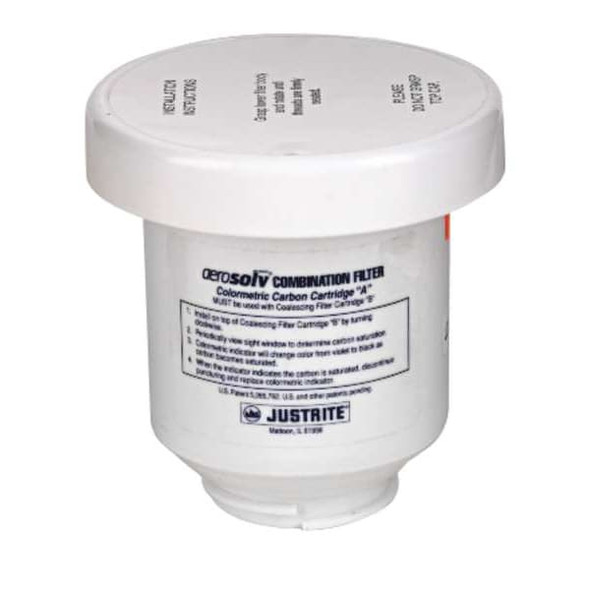 Justrite Replacement Carbon Cartridge,PK2 28223