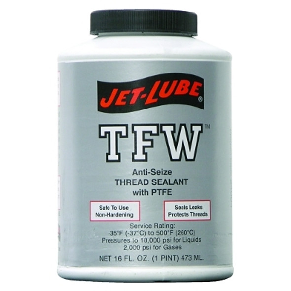 TFW Multi-Purpose Thread Sealants, 1 pt Can, White TFW Multi-Purpose Thread Sealants, 1 pt Can, White
