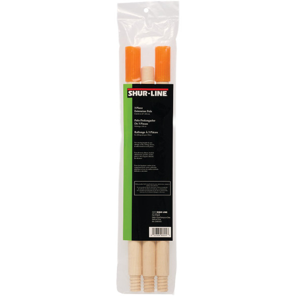 Shur-Line 40 In. Wood Extension Pole (3-Piece) 6530