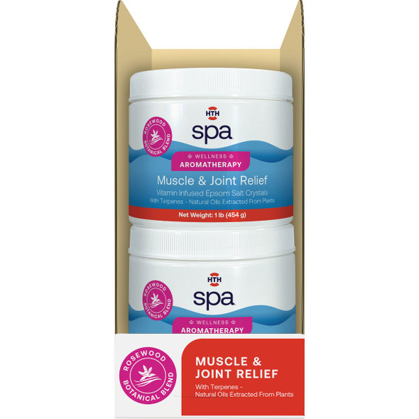 HTH Spa 1 Lb. Muscle & Joint Relief Wellness Aromatherapy 86001 Pack of 6 846946