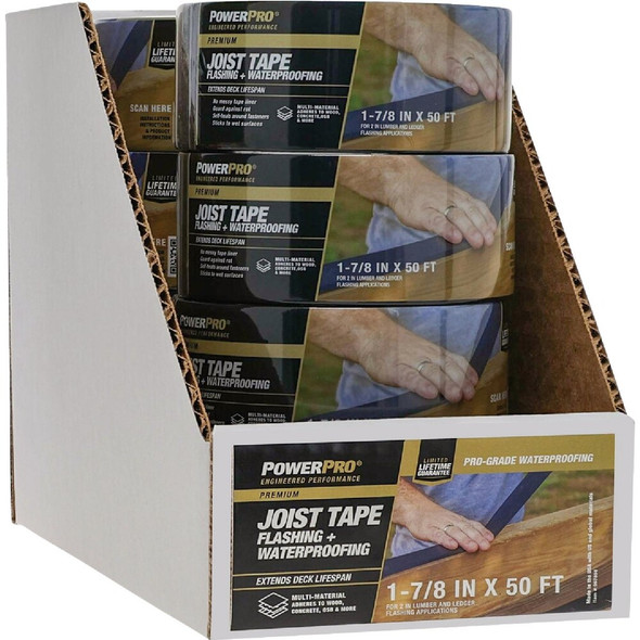 Power Pro Premium 1.89 In. x 50 Ft. Exterior Deck Joist Flashing Tape 967898 247398