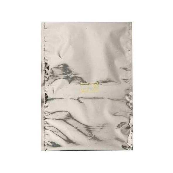 Moisture Vapor Barrier Bags, 12" x 10", 3.6 mil, Silver, Heat Seal, 100 PK