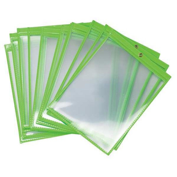 Brady Shop Envelope,Green,12" H,PK25 56945