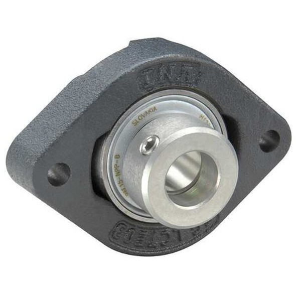 Ina Flange Bearing,2-Bolt,Ball,15mm Bore FLCTE15-XL