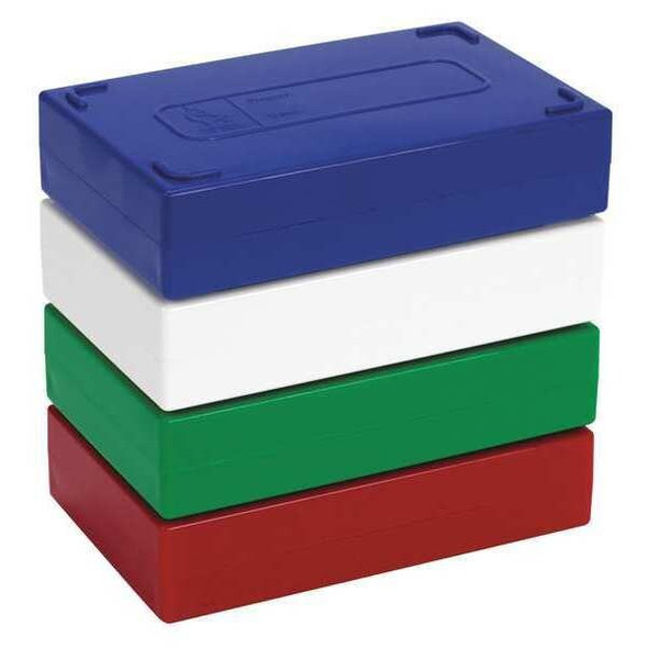 Heathrow Scientific Microscope Slide Box,25 Slots,Blue HS15989M Heathrow Scientific Microscope Slide Box,25 Slots,Blue HS15989M