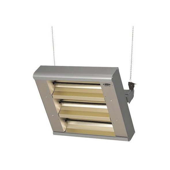 Electric Infrared Heater, 1 or 3 Phase, Aluminum, 480V AC