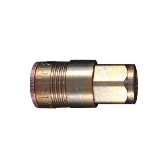 Milton P Style Coupler, 3/8 in FNPT, Steel S-1805