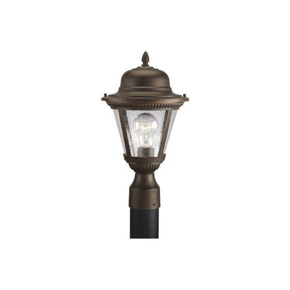 Progress Lighting Westport 1-Light Post Lantern, 100 W, Antique Bronze P5445-20