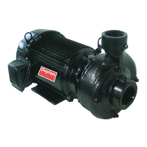Dayton Cast Iron 10 HP Centrifugal Pump 208-230/460V 12A079