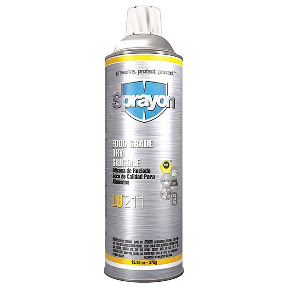 Dry Lubricant, General Purpose, H1 Food Grade, 13.25 oz Aerosol Can