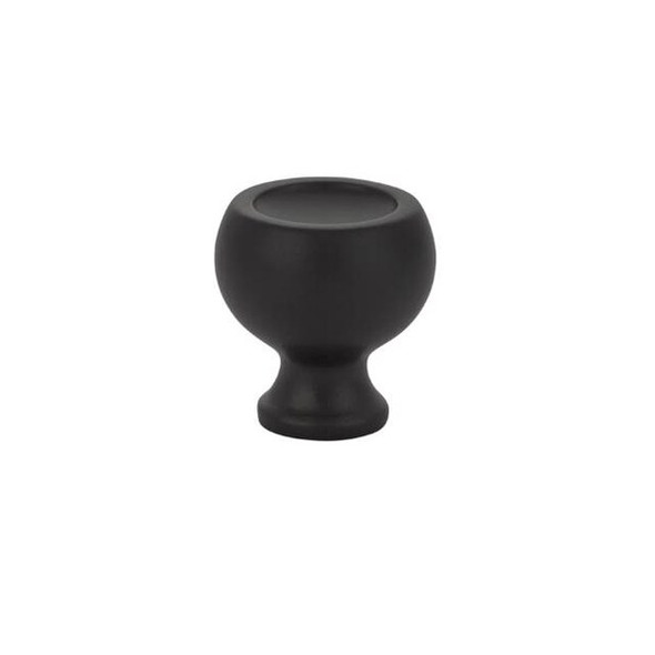 Emtek Flat Black Knobs 86315US19 86315US19