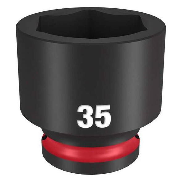 35mm SHOCKWAVE Impact Duty 1/2 in. Drive Standard 6 Point Impact Socket