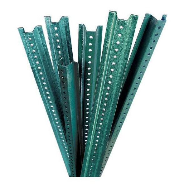 Brady Sign Post, U-Channel, ,Steel Green, Powder Coated, 12 ft. L, 3" D 97206