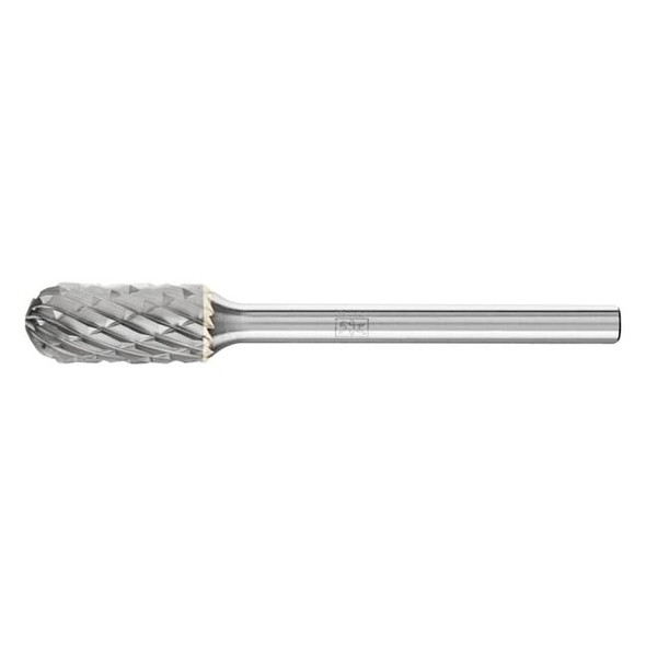 Carbide Bur - Cylind. (Radius End), DBL Cut - 1/4" x 1/2" x 1/8" Shank - SC-51
