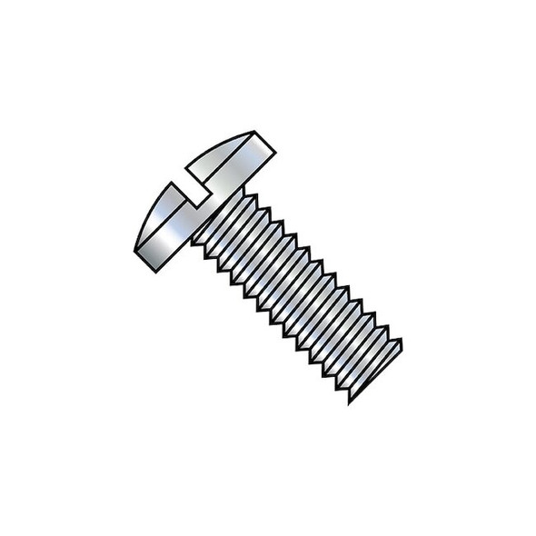 #2-56 x 1/8 in Slotted Binding Machine Screw, Zinc Plated Steel, 10000 PK