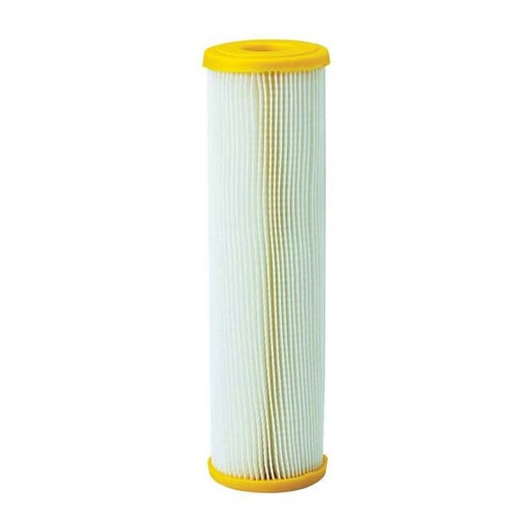 Pleated Filter Cartridge, 10 gpm, 50 Micron, 2-7/8" O.D., 9 3/4 in H