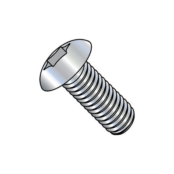1/4"-20 x 1-1/2 in Torx Truss Machine Screw, Zinc Plated Steel, 1500 PK