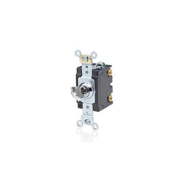 Leviton AC Quiet Switch,Chrome,4.1 in H 1222-2KL Leviton AC Quiet Switch,Chrome,4.1 in H 1222-2KL