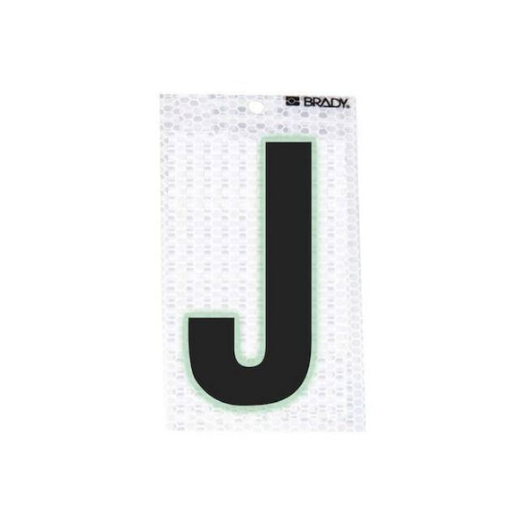 Brady LetterLabel,2-3/8inH,1-1/2inW,PK10 3000-J