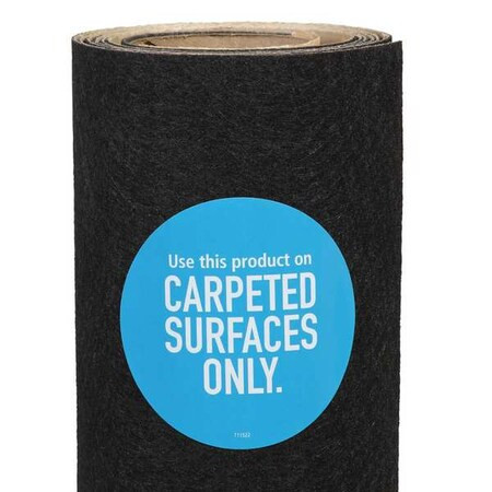 Pig Carpet Protection Mat, Polyester, Black, 3 ft W x 50 ft L GRPCP36201-BK