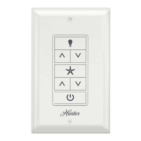 Hunter Wall Control,Fan Speeds 99815