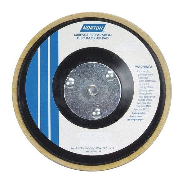 Norton Abrasives Hook-and-Loop Disc Backup Pad,4 in Dia 66261059304