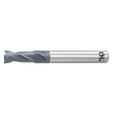 Osg Carbide End Mill,6.00mm dia,12.00mm Cut 3182060