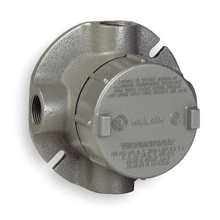 Hubbell Killark Conduit Outlet Body,Aluminum,XTF GECXTF-2