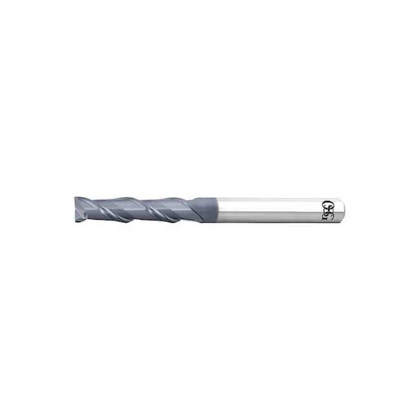 Osg Carbide End Mill,0.60mm dia,2.40mm Cut L 3182606