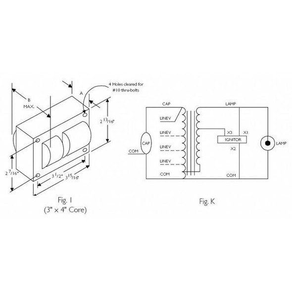 Advance PHILIPS ADVANCE 150 W, 1 Lamp HID Ballast Kit 71A8142-001D