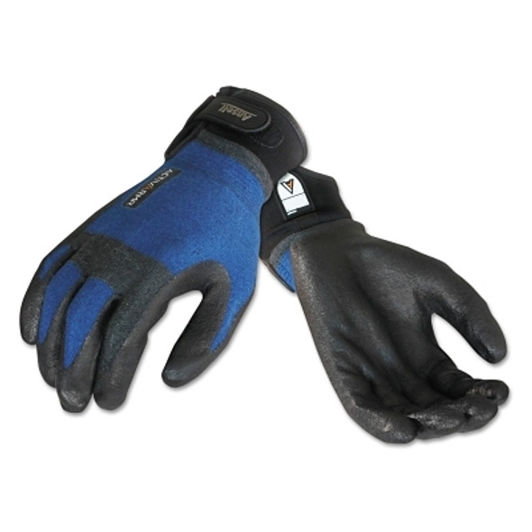 97-002 Nitrile-Coated Gloves, Medium, Black/Blue 97-002 Nitrile-Coated Gloves, Medium, Black/Blue